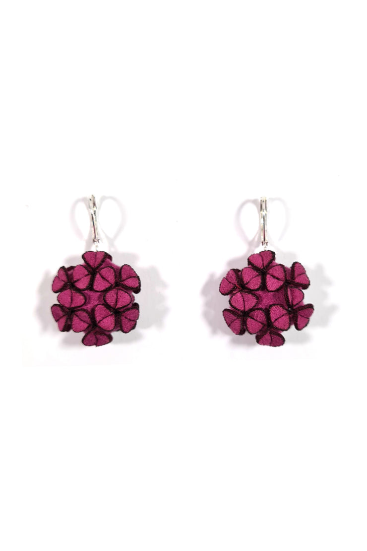 Iris Nijenhuis The Mini's Earrings Fuchsia