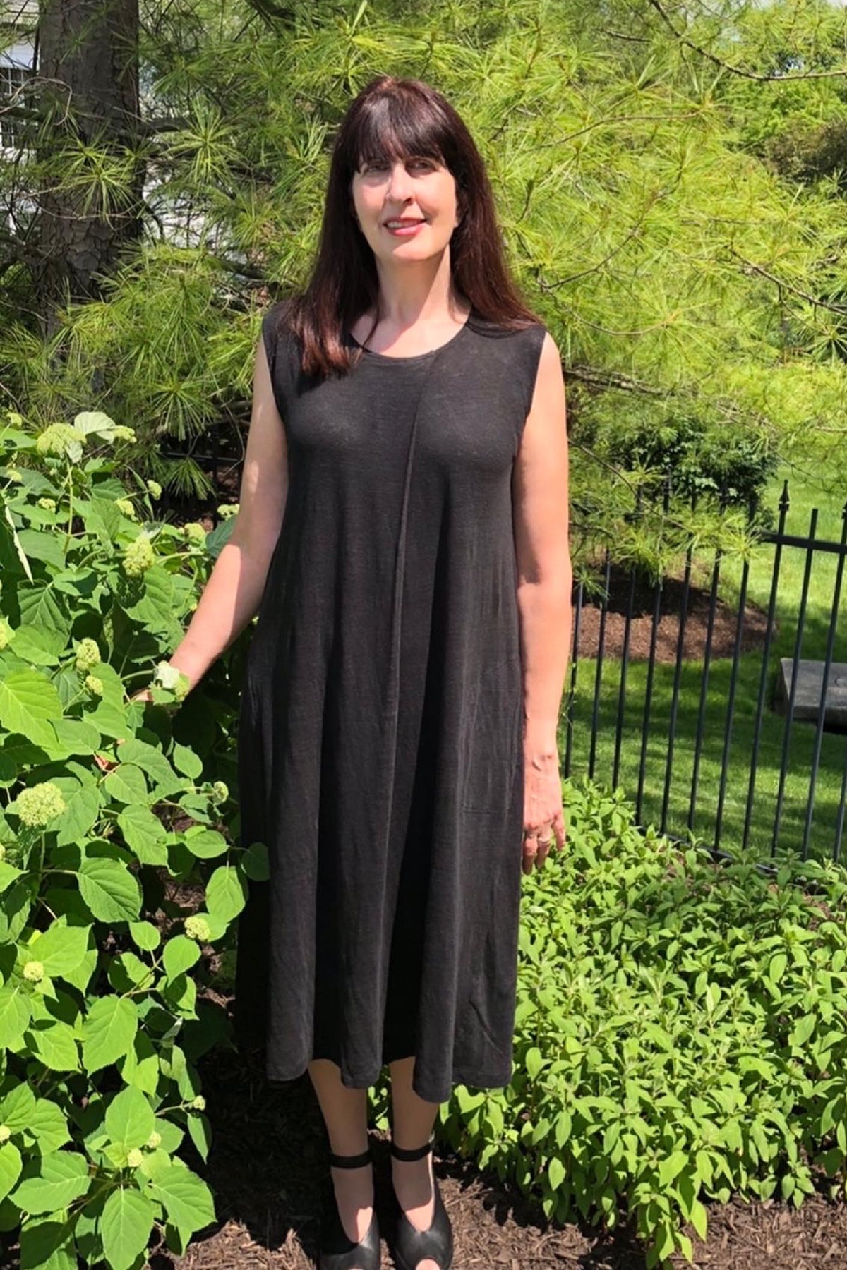 long knit white dress Juno Knitted Long Sleeved Maxi Dress ‍ ️Mermaid Way Black / M main image 1