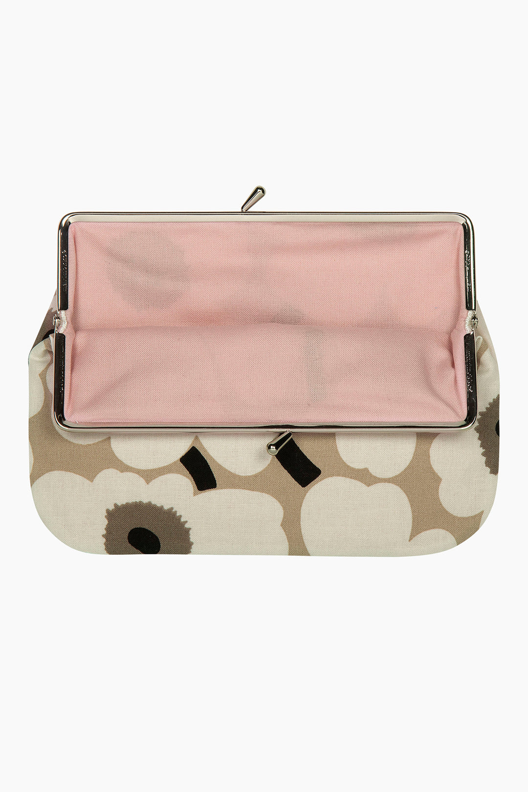 国内買付【marimekko】Mini Unikko Puolikas kukkaro がま口 Marimekko Mini Unikko Puolikas Kukkaro purse, white - red