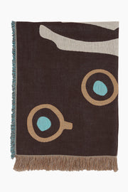 Marimekko Musta Tamma Throw Blanket
