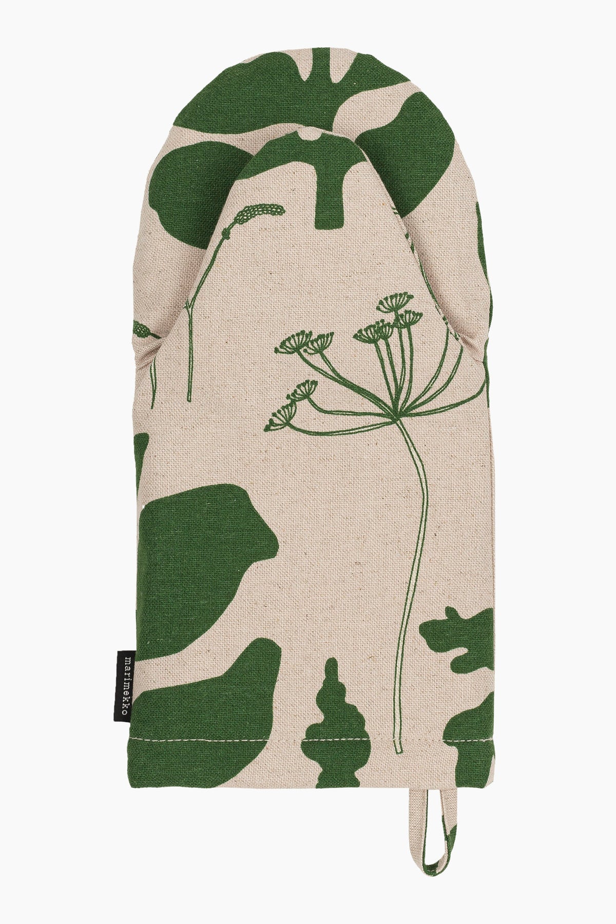 Printed Cotton Oven Mitts, Household