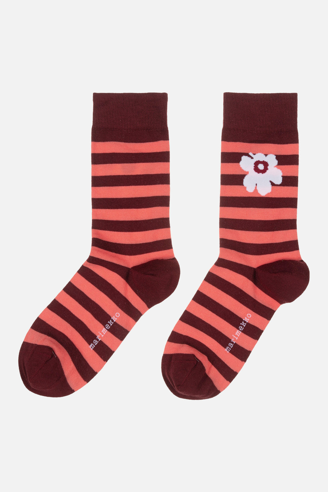 ☆ marimekko ☆ Kasvaa Tasaraita Unikko ソックス - 131 Marimekko Kasvaa Tasaraita Unikko Two Socks – KIITOSlife