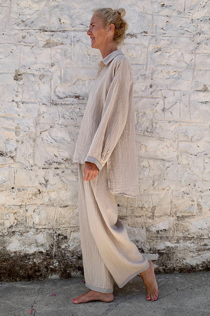 Athena Muslin Cotton Pants - White – TULIO Fashion