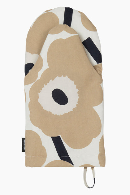 Marimekko Oven Mitt - Beige/White