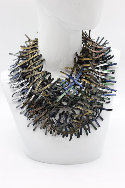 Jianhui London Recycled Leather Bird's Nest Necklace – KIITOSlife