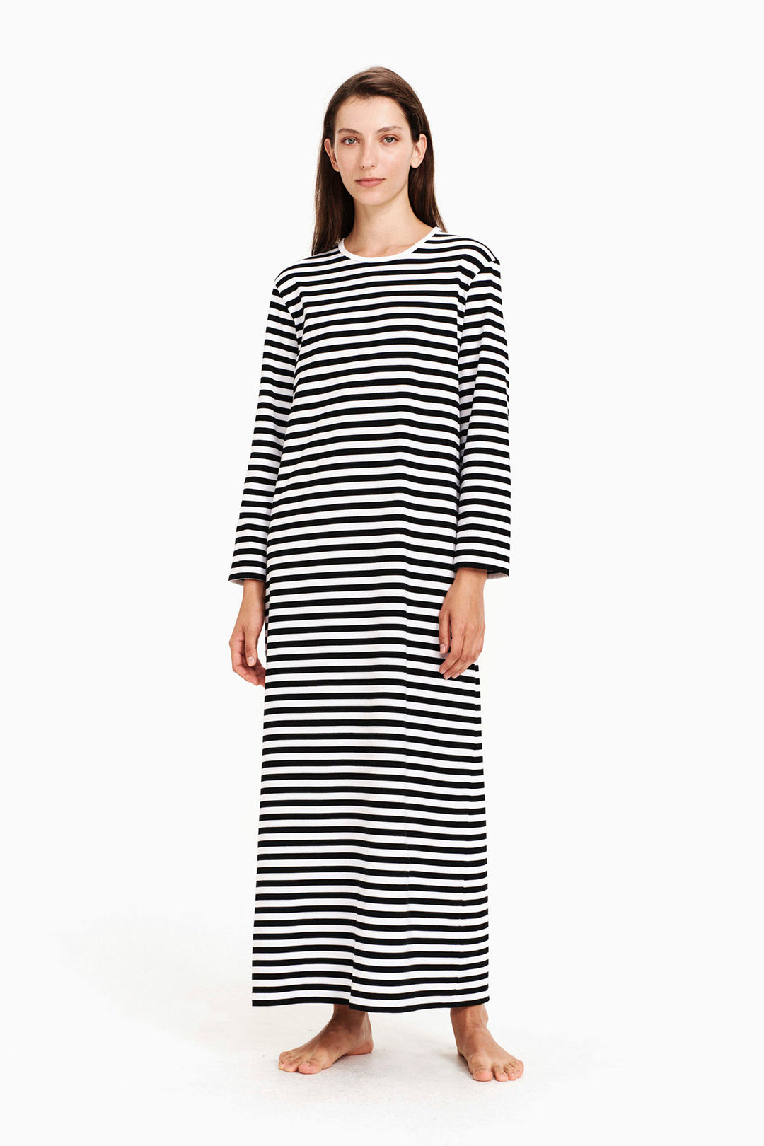 マリメッコ marimekko/ Katju ナイトガウン Marimekko Katju Nightgown Classic Black/White – KIITOSlife