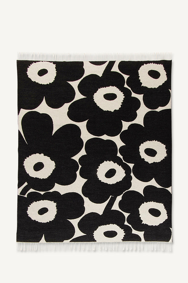 Marimekko Unikko Blanket Black/White