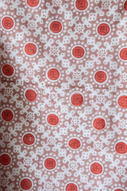 Nest Factory Block Print Capri Pants Red