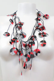 Annemieke Broenink Recycled Poppy Necklace Red
