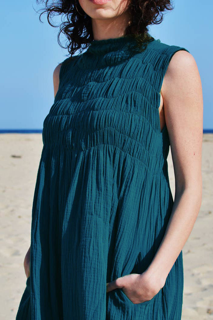 cyan green dress Evening Dress Cyan Blue A-Line V-Neck Chiffon With Train Split Front F Bridelily