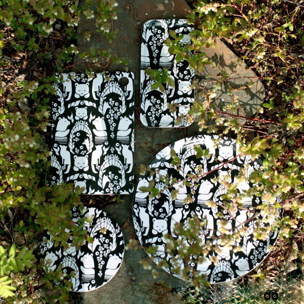 PaaPii Gates of Pohjola Rectangular Tray Black/White
