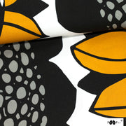 PaaPii Giant Sunflower Cotton Fabric Repeat Ochre