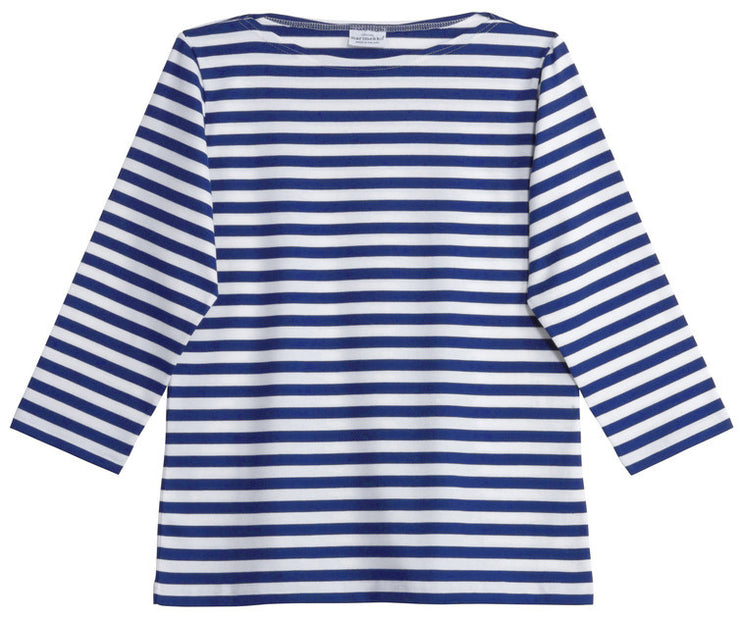 Ilma Striped T-Shirt Classic Blue/White for Women by Marimekko