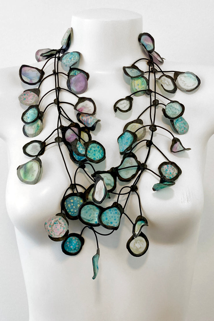 Annemieke Broenink Batiq Ink Combination Necklace Lotus