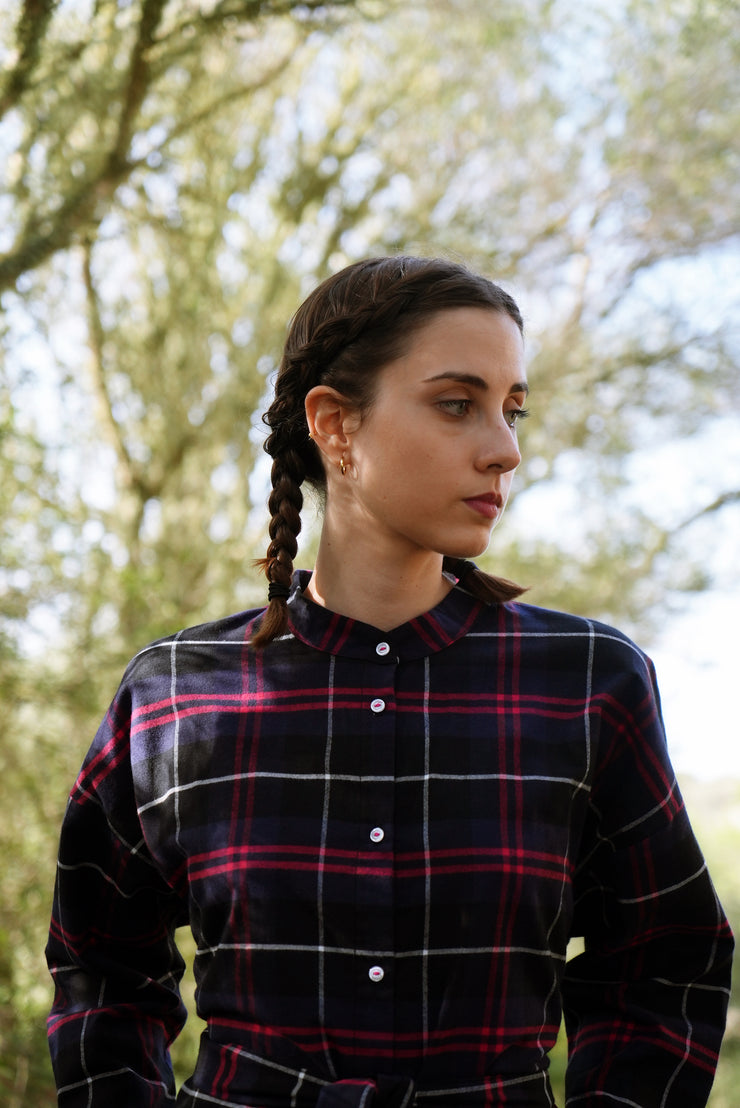 Cecilia Sörensen Oval Plaid Shirt Dress