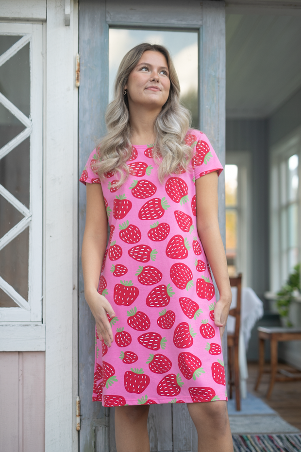 PaaPii Sointu Organic Jersey Dress Polka