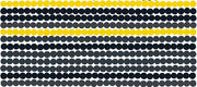 Marimekko Marimekko Räsymatto Fabric Black/Yellow/White - KIITOSlife - 2