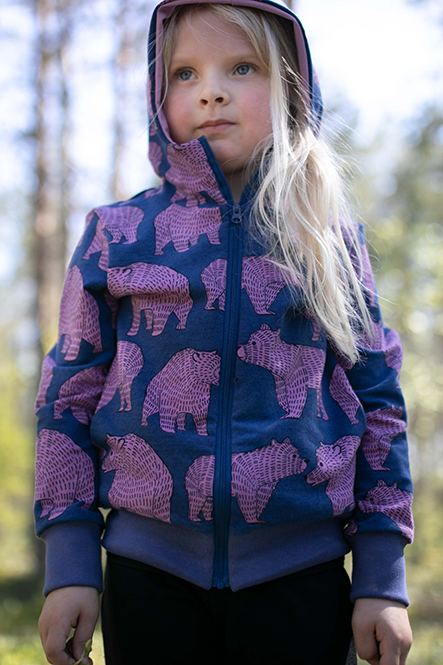 PaaPii Retki Kids' Ursa Organic Hoodie