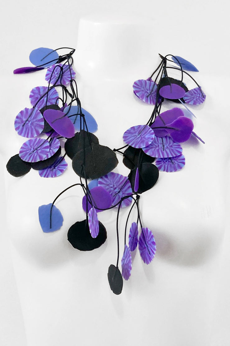 Annemieke Broenink Tetri Poppy Necklace Purple/Blue