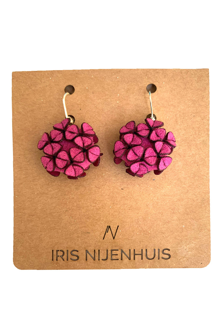 Iris Nijenhuis The Mini's Earrings Fuchsia